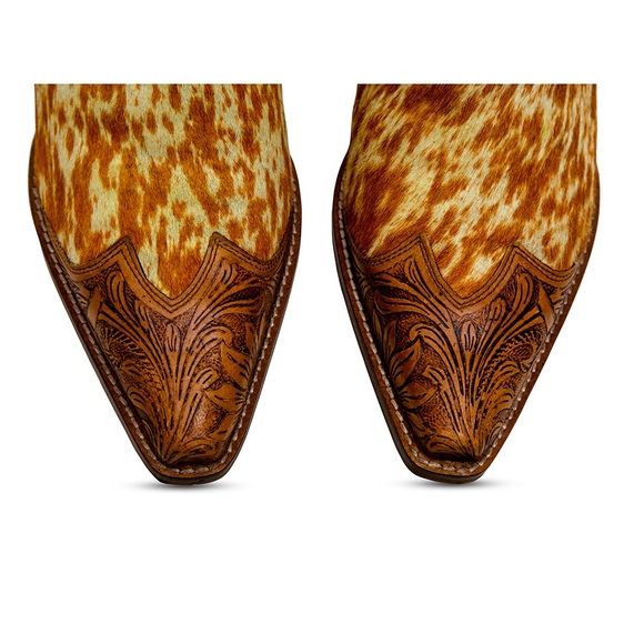 Myra Westro Hand Tooled Booties - Picture 4 of 5